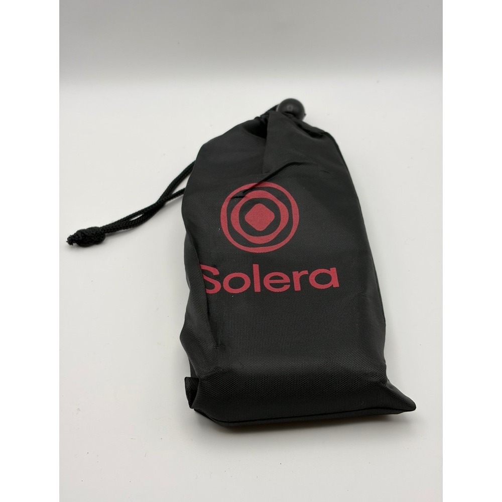 Solera Resistance Bands Set of 3 Exercise Loop Bands with Carrying Pouch Black